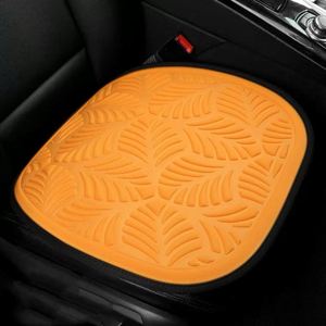 Cojín Universal para Asiento de Coche para las Cuatro Estaciones, con Diseño de Hoja de Palma en Relieve 3D, Transpirable - Product Image 1