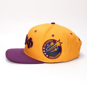 Casquettes Snapback personnalisées à 6 panneaux avec logo brodé en 3D, en sergé de coton, chapeaux structurés - Product Image 4