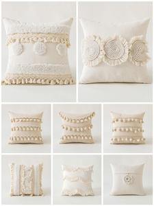 NEU New lanston Dekorative Bali Hotel Style Böhmische marok kanis che getuftete Kissen bezüge - Product Image 6