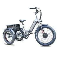Kuake 2022 melhores vendedor kk8031, 48v, 250w, 750w, 1680wh, 3 rodas, triciclo elétrico, adultos
