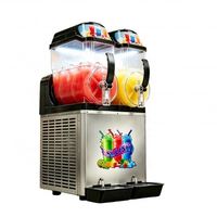 Machine à boissons glacées professionnelle à double réservoir avec commandes numériques pour des résultats de slush uniformes