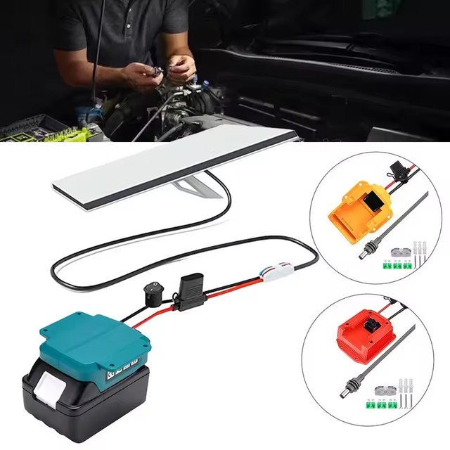 Wholesales Starlink Mini Power Battery Adapter with Switch Fuse for Makita Milwauke Dewalt 18V Battery Power Connector Adapter