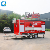 Chammp Remorque de cuisine mobile moderne, cuisine complète pour la vente ambulante, usage commercial, haute performance, logistique professionnelle