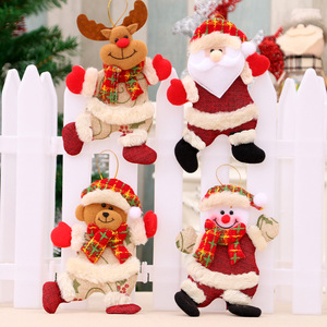 New Christmas tree accessories, <b>ornaments</b>, Christmas dolls, Christmas decorations, dancing plush toys, <b>small</b> hanging <b>ornaments</b>, - Product Image 1