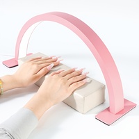 Lampe de bureau à ongles demi-lune 23 pouces LED avec contrôleur de fil Alimentation USB et source de lumière LED
