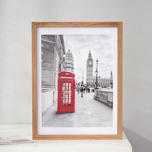 2025 New Phong Cách Phương Tây Than Đốt Retro Chải Cổ Điển Bàn Và Tường Treo Handmade Gỗ Hình Ảnh Khung - Product Image 2