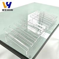 Support de présentation de biscuits en acrylique transparent multi-grilles, plateau de présentation de biscuits de qualité alimentaire pour boulangerie, supermarché