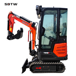 SDTW TW12P Suministro de fábrica Mini excavadora 1Ton 2Ton Bagger Custom 1,2 Ton Granja hidráulica con motor <span class=keywords><strong>Yanma</strong></span> o Kubota - Product Image 2