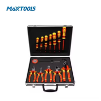 Ensemble d'outils d'électricien isolés VDE 1000V, 14 pièces, kit d'outils électriques professionnels pour l'entretien industriel