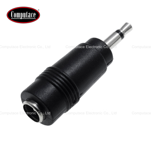 Adaptador de Corriente DC, Conector Macho de 5.5x2.1mm a Hembra de 3.5mm, Cuerpo de PVC, Niquelado de Latón, 12V/DC, Adaptador de Alimentación para Computadora - Product Image 2
