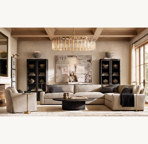 Lampadario in vetro per illuminazione decorativa di lusso moderno <span class=keywords><strong>design</strong></span> americano lampadario per sala da pranzo - Product Image 5