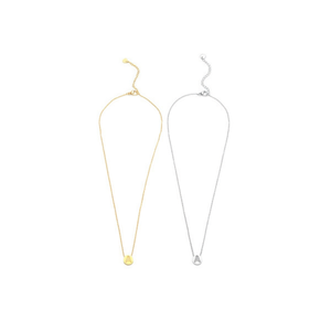 Acero Letter <b>A</b> Pendant Stainless Steel <b>Necklace</b> Gold Plated Minimalist Unisex Everyday Wearing - Product Image 1