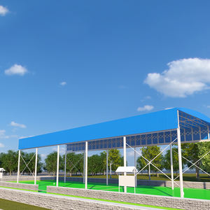 近代的な環境に優しい屋外駐車場用引張り膜構造金属屋根ホテル用ヴィラガレージ - Product Image 4