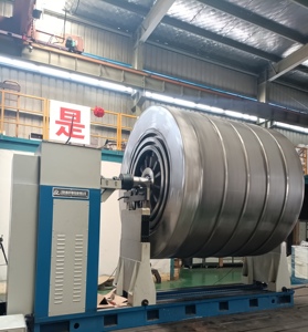 Maßge schneiderte dynamische Aus wucht maschine für große industrielle Waschmaschinen trommeln - Product Image 3