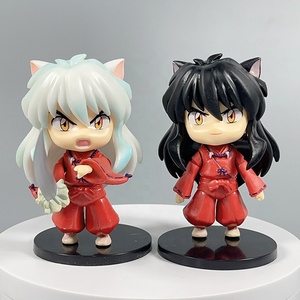 6 unids/set Q versión figurita muñecas animación <span class=keywords><strong>Inuyasha</strong></span> Higurashi Kagome Sesshoumaru Kikyo figuras de acción de juguete - Product Image 5