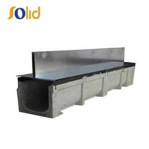 Canaux de drainage en fer à haute capacité de charge, galvanisés à chaud, SOLIDES, couleur argent, pour le drainage des eaux pluviales sur le sol du garage - Product Image 5