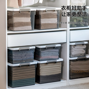 Caja de Almacenamiento Transparente, Organizador de Plástico con Tapa, Rectangular, Ecológico, para Juguetes y Ropa, Tamaños 21L, 31L, 45L - Product Image 5