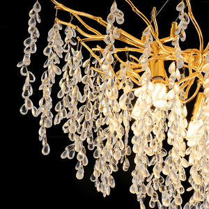 Lampadario Decorativo con <span class=keywords><strong>Ali</strong></span> d'Angelo Lunghe in Alluminio e <span class=keywords><strong>Vetro</strong></span>, Illuminazione per Esposizioni - Product Image 5