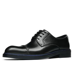 Zapatos de Negocios con Cordones de Estilo Retro para Hombre, Otoño, Impermeables, Antideslizantes, Amortiguadores, Transpirables, Zapatos Formales - Product Image 2