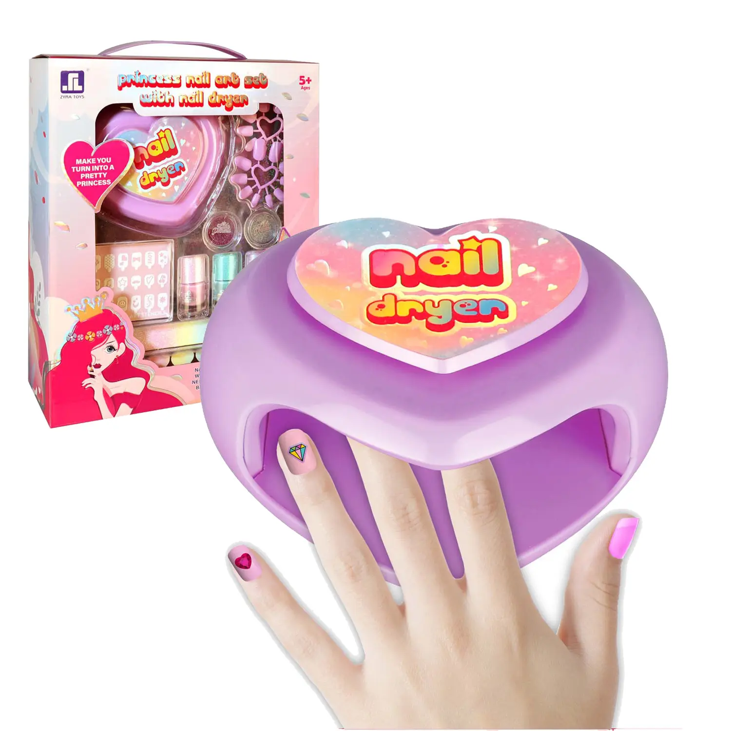 Faire semblant de bricolage cosmétiques jeu filles Salon de manucure jouets enfants jouet vernis à ongles jouet