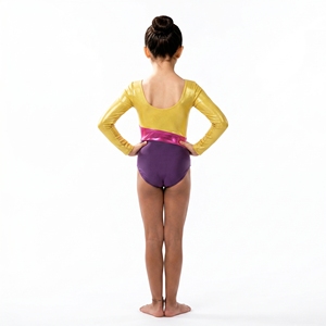 <span class=keywords><strong>Justaucorps</strong></span> à <span class=keywords><strong>manches</strong></span> <span class=keywords><strong>longues</strong></span> pour filles, <span class=keywords><strong>justaucorps</strong></span> de gymnastique, tenue de danse pour la performance et l'entraînement, vêtements de danse pour enfants, <span class=keywords><strong>justaucorps</strong></span> d'athlétisme - Product Image 6