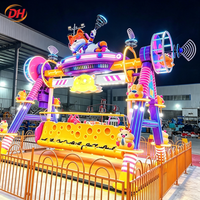 Manège à bascule LED durable et ludique, expérience merveilleuse pour les aires de jeux familiales et les attractions touristiques
