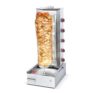 <span class=keywords><strong>Machine</strong></span> à kebab/döner/shawarma à gaz moderne de haute qualité à 5 brûleurs, en acier inoxydable durable, alimentation électrique, vente chaude - Product Image 2