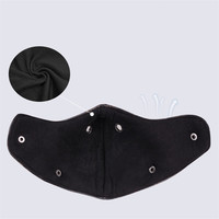 Masque anti-poussière personnalisé en cuir PU léger de style vintage, adapté à l'utilisation avec un casque de moto