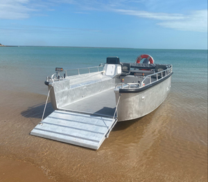 เรืออลูมิเนียมสำหรับทำงาน 25 ฟุต 5083 เรืออเนกประสงค์ 4.5 มม. สำหรับขนส่งผู้โดยสารทางทะเล หลังคาผ้าใบ 4.5 มม. สำหรับทะเลสาบ - Product Image 3