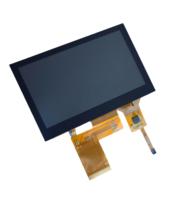 Écran LCD TFT IPS de 4,3 pouces avec résolution 480x272, interface RVB, 40 broches, tactile capacitif, rétroéclairage LED, luminosité 500 cd/m²
