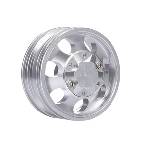 2 pièces Jantes de moyeu avant et arrière en alliage d'aluminium à 7 ou 10 rayons pour <span class=keywords><strong>remorque</strong></span> de camion tracteur RC <span class=keywords><strong>Tamiya</strong></span> <span class=keywords><strong>1</strong></span>/<span class=keywords><strong>14</strong></span> et véhicule tout-terrain RC - Product Image 3
