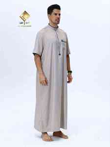 เสื้อคลุมผู้ชาย HARAMAIN แบบกระดุมสแนปสี่เม็ด ผ้าฝ้าย 100/100 สวมใส่สบายอย่างน่าทึ่ง - Product Image 5