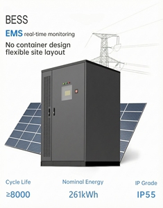 ระบบจัดเก็บพลังงาน PMI OEM ขนาด 200kWh 400kWh แบบไฮบริด แบตเตอรี่ LiFePO4 ระบบพลังงานแสงอาทิตย์ 100KW 200KW แบบออนกริด/ออฟกริด HP1500K ระบบระบายความร้อนด้วยของเหลว 10 - Product Image 4