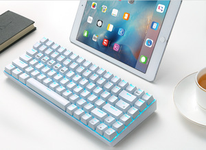 Clavier mécanique filaire USB Type-C RF84 RGB à trois modes, interrupteurs bleus, clavier de jeu et de bureau - Product Image 6