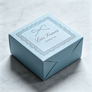 Caja de Regalo Personalizada con Diseño Estético en Dorado, Caja de Regalo de Cartón Biodegradable con Envío Rápido en 72 Horas - Product Image 3