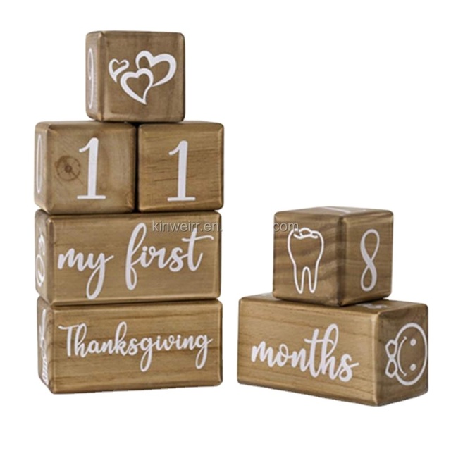 Latest Design in 2026 Creative Desktop Decorations Photography Props Wooden Building Blocks Toy Wooden Block Toys