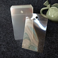 Sac à fermeture éclair en PE biodégradable imprimé en gravure personnalisé Grand sac auto-adhésif transparent en OPP Cellophane pour vêtements et chaussettes Emballage