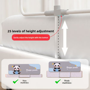 Barrière de lit portable pour bébé - Pliable, sans installation, barrière de sécurité anti-chute pour les voyages, les hôtels, les lits d'enfants en bas âge - Product Image 5