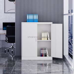 Armoire de classement en acier moderne et polyvalente, verrouillable, couleur RAL personnalisée, revêtement en poudre durable pour bureau, maison, cuisine, chambre, salon - Product Image 3