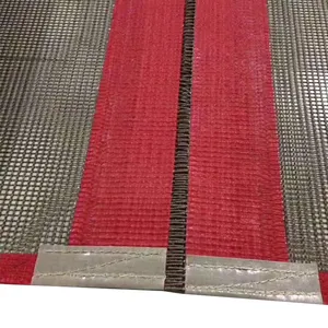 High quality PTFE mesh conveyor belt for eva film laminating vacuuming