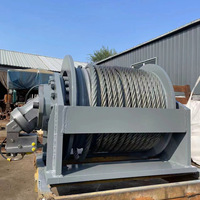 Treuil de levage de marchandises pour port et quai avec câble en acier de 8 mm, hauteur de levage de 180 m/200 m, palan hydraulique de 5 t/3 t
