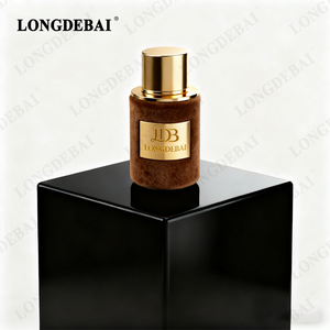 Custom Round Flocking Luxury <b>Perfume</b> <b>Bottle</b> 30ml 50ml 100ml Black Crimp Glass <b>Empty</b> <b>Perfume</b> Spray <b>Bottle</b> With Magnetic Lid - Product Image 3