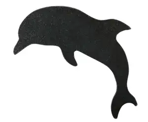 Composants en fer forgé Dolphin Silhouette pour porte clôture garde-corps main courante balustre