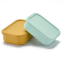 Boîte à lunch de bureau Bento en silicone portable Click to Go écologique pour enfants adultes
