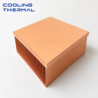 Pendingin Aluminium Kustom 60*60*20mm dengan Sirip Beralur Kepadatan Tinggi