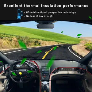 Aishide Hellblau VLT70 % Auto Tönung folie Konstante Farbe Solar Nano Keramik Windschutz scheibe Tönung folie Aut ofens ter Smart Tint Film