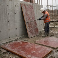 Contreplaqué de construction haute résistance à liaison croisée, contreplaqué de construction polyvalent pour béton coulé sur place