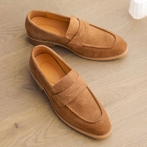 Mocassins en Cuir Véritable pour Hommes – Chaussures Habillées de Cérémonie, de Mariage et de Soirée - Product Image 4