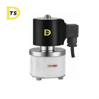 Vanne solénoïde de contrôle haute pression en acier inoxydable 304/316, 24V 110V 220V, vente en gros par le fabricant, OEM