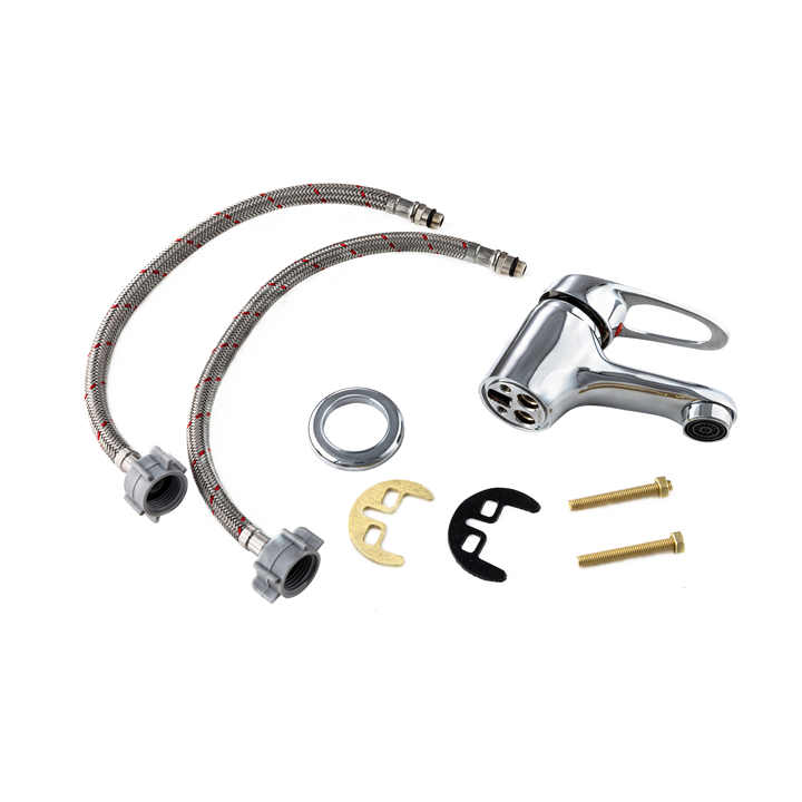 Modern low price zinc lavatory washbasin mixer faucet Deck Mounted